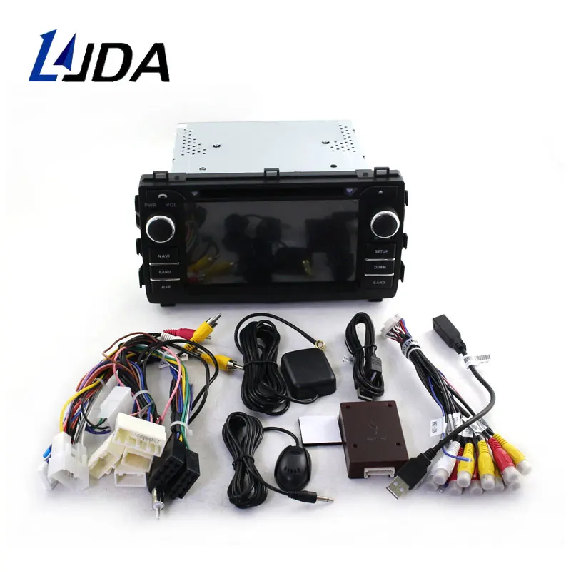 Автомобильный DVD плеер LJDA Android 10 0 для Toyota AURIS 2013 2014 2015 мультимедийный GPS навигатор 2