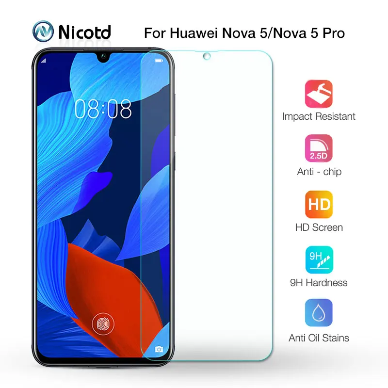 1-10 шт закаленное стекло для huawei Nova 5 SEA-AL00 SEA-TL00 Защитная пленка экрана pro SEA-AL10 |