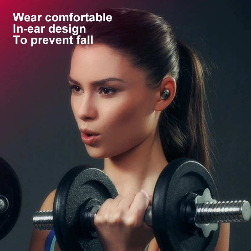 Новейшие TWS Bluetooth наушники 5,0 стерео беспроводные наушники HiFi Звук спортивные наушники громкой связи игровая гарнитура с микрофоном для телефона