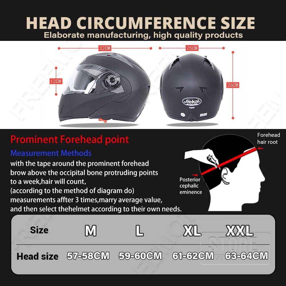 Мотоциклетный шлем с откидной крышкой защитный двойными линзами внутренним