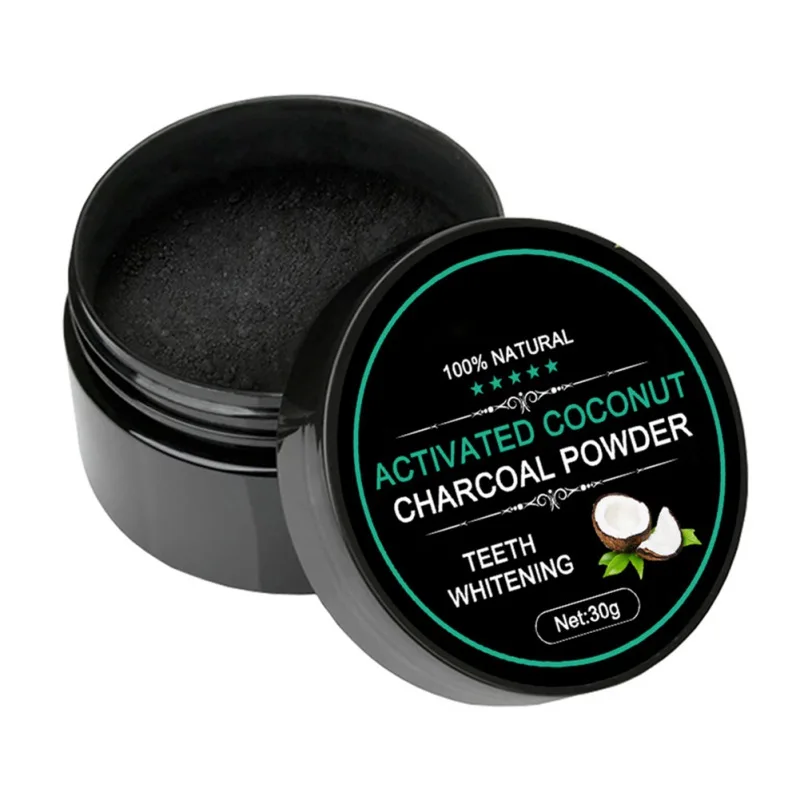 

30g Tooth Whitening Powder Coconut Shell Activated Charcoal Carbon Pure Fresh Breath Whiten Brightening Teeth Health Care