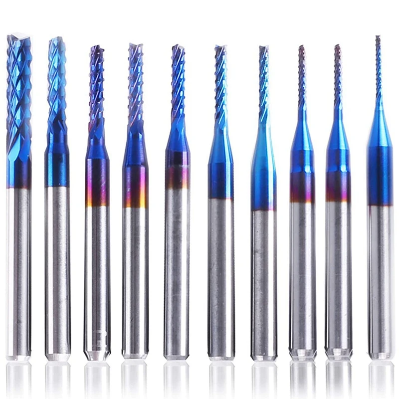 

80Pcs End Mill Engraving Bits Set with 10Pcs 0.6mm Carbide End Mill Cutter