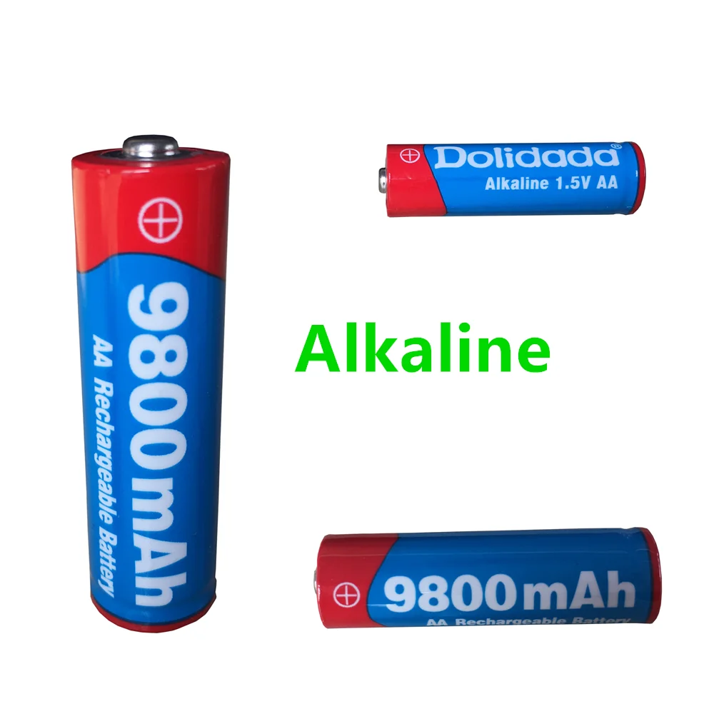 

60 PCS AA 9800mAh Rechargeable Battery 1.5V New Alkaline Rechargeable Batery ForElectronic Products Free Shipping