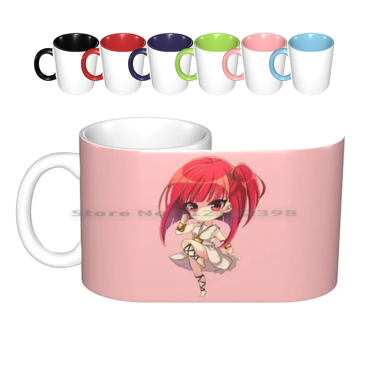 

Morgiana Chibi Ceramic Mugs Coffee Cups Milk Tea Mug Morgiana Magi Anime The Labyrith The Labyrinth Of Magic Morujiana Mor Amon