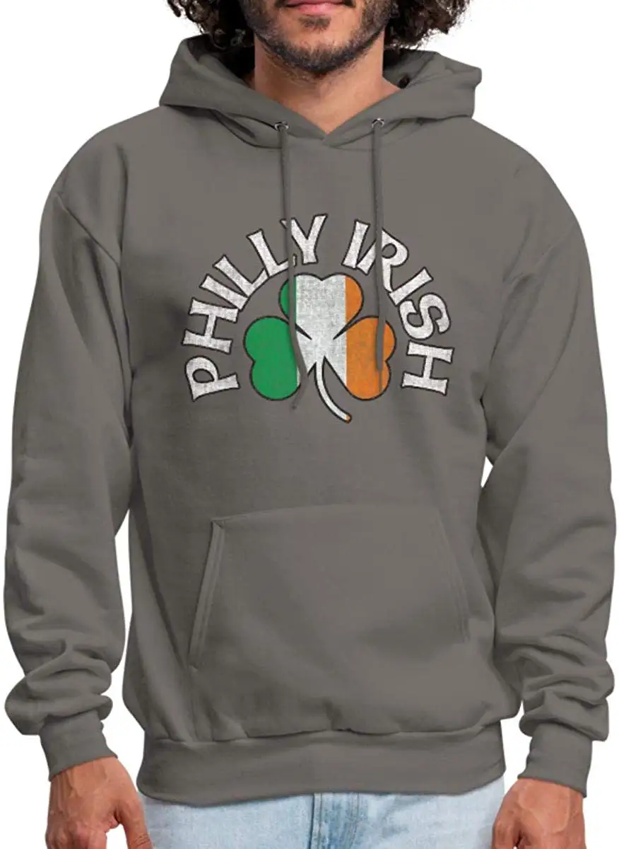 Филли ирландский Трилистник одежда с флагом св. ПЭТ Мужская толстовка унисекс