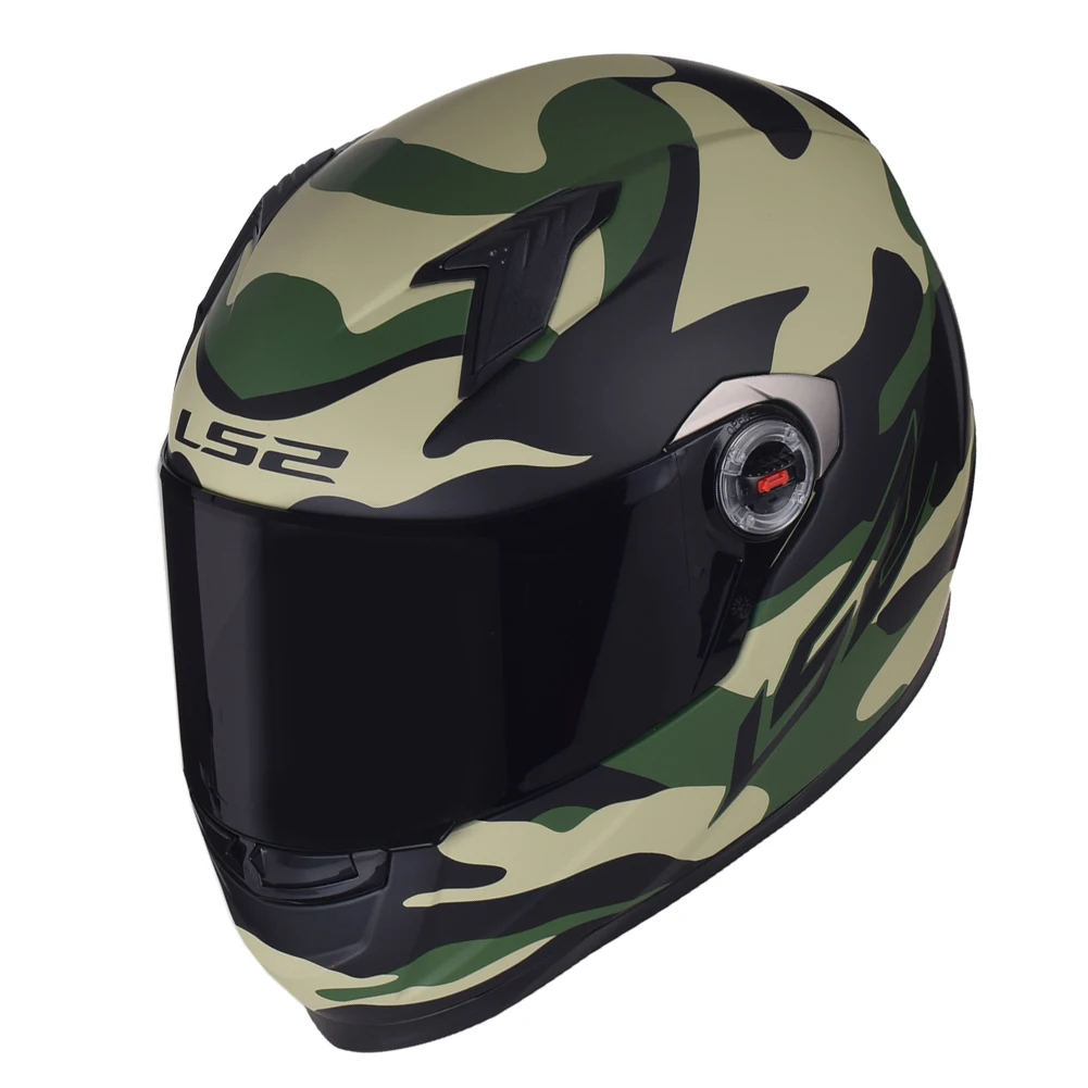 13 with dark visor LS2 FF358 классический Capacetes de Motociclista мотоциклетный шлем анфас мотоциклетный мужской гоночный мотоциклетный шлем - Цвет: 13 with dark visor