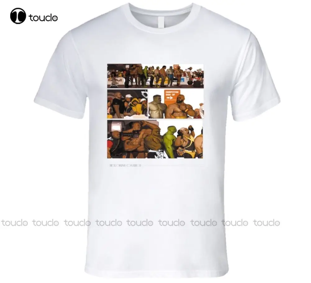 

Футболка мужская с принтом сильнейшего мужского соревнования, футболка с круглым вырезом, футболка на заказ, футболка унисекс с цифровой пе...