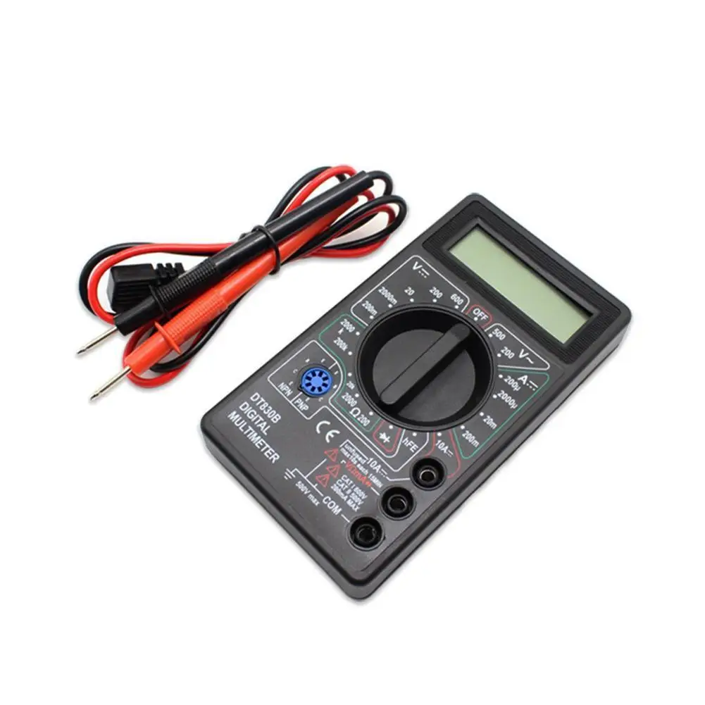 

DT830B Ac / Dc Lcd Digital Multimeter 750 / 1000V Voltmeter Meter Multime Digital Safety High Meter Ammeter Handheld Ohm Te P9R4