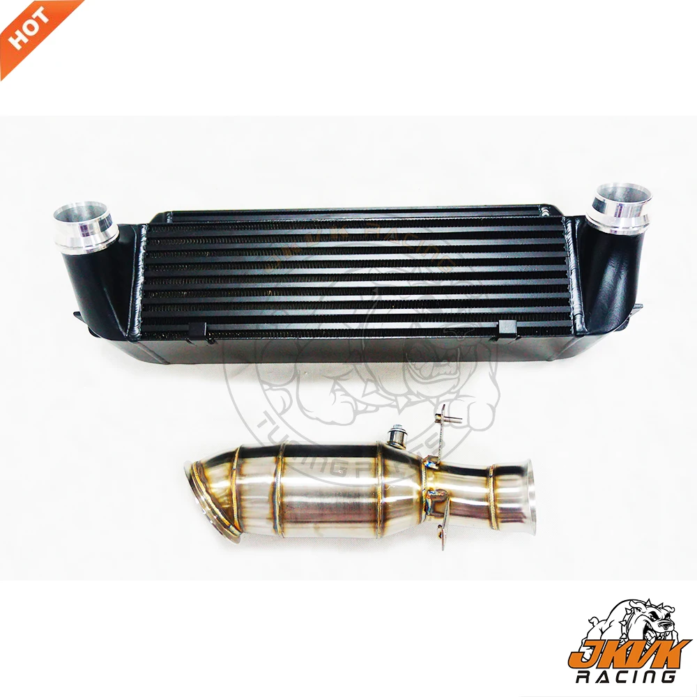 

JKVK RACING N55 335I 2013 +/ F30 F20/ F22 M235i M235xi 2013 +/f87 M2 2015 + 200cell Downpipe + EVO1 Intercooler