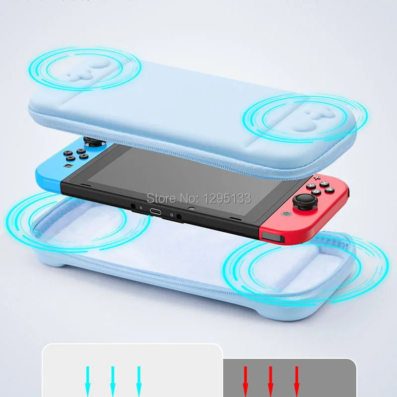 Портативный компрессионный жесткий пакет для Nintendo Switch Защитный