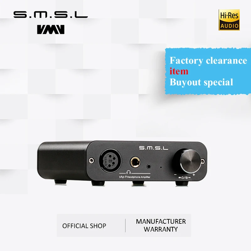 Полностью сбалансированный усилитель для наушников SMSL SAP 9 RCA XLR вход разъем 6 35 мм 2