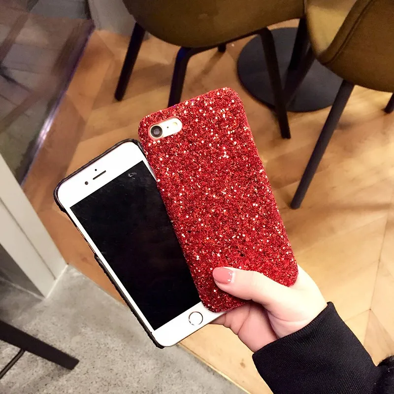Роскошный блестящий Блестящий чехол для телефона iPhone 7 6 s 8 Plus PC жесткий X 10 Capa |