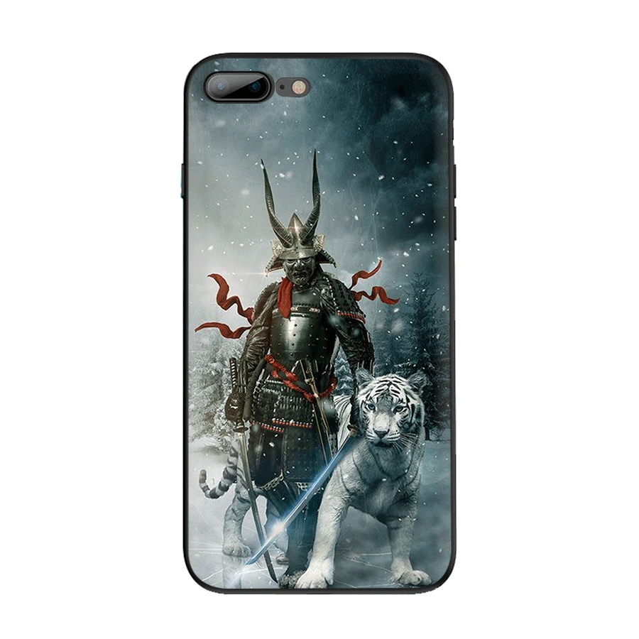 Japanese warrior Phone Case Cover for iPhone 11 Pro X XS XR Max 7 8 6 6s Plus 5 5S SE Cute | Мобильные телефоны и