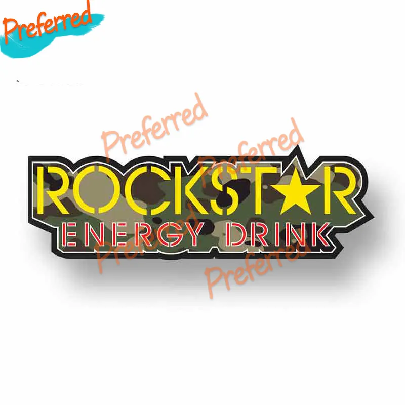 Высококачественная наклейка Rockstar Energy Drink с логотипом для мотокросса|Наклейки на