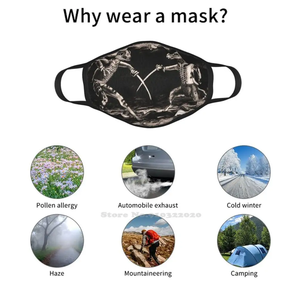 Хлопковая дышащая маска для лица The 1 к/ф Дуэль лягушки и крысы |