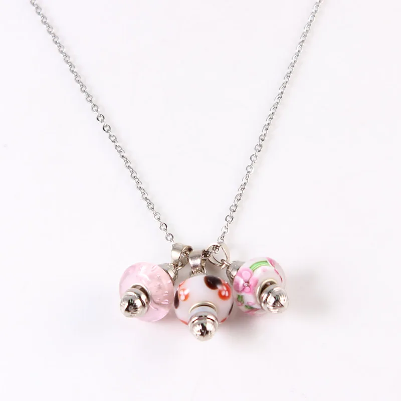 Новое ожерелье из мураностекла с бусинами и цветком Микки Маус голова узором