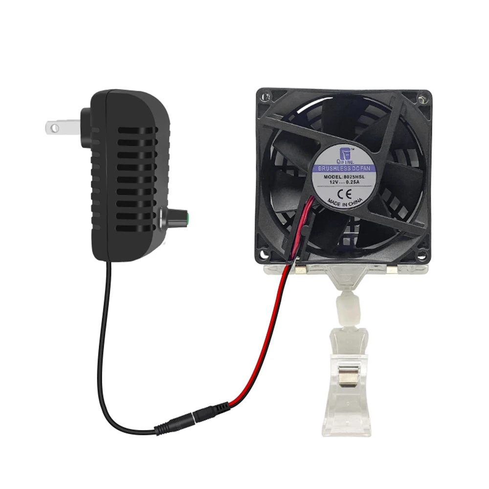Охлаждающий вентилятор для аквариума 3 Вт от 220 В переменного тока до 12