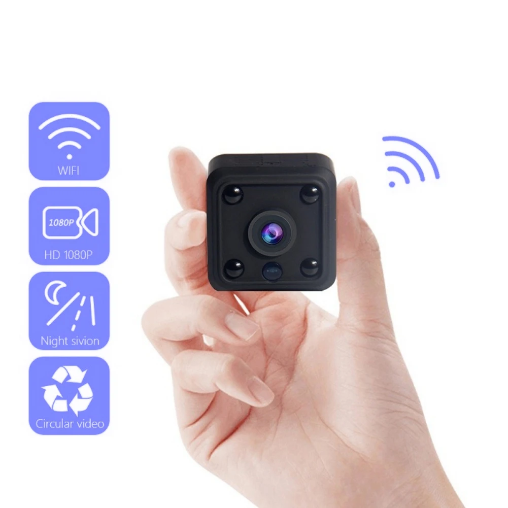 Rechargeable Mini Camera WiFi Wireless IP 1080P HD Home Security Camcorders Night Vision Motion Detection Tiny Nanny Cam | Электроника