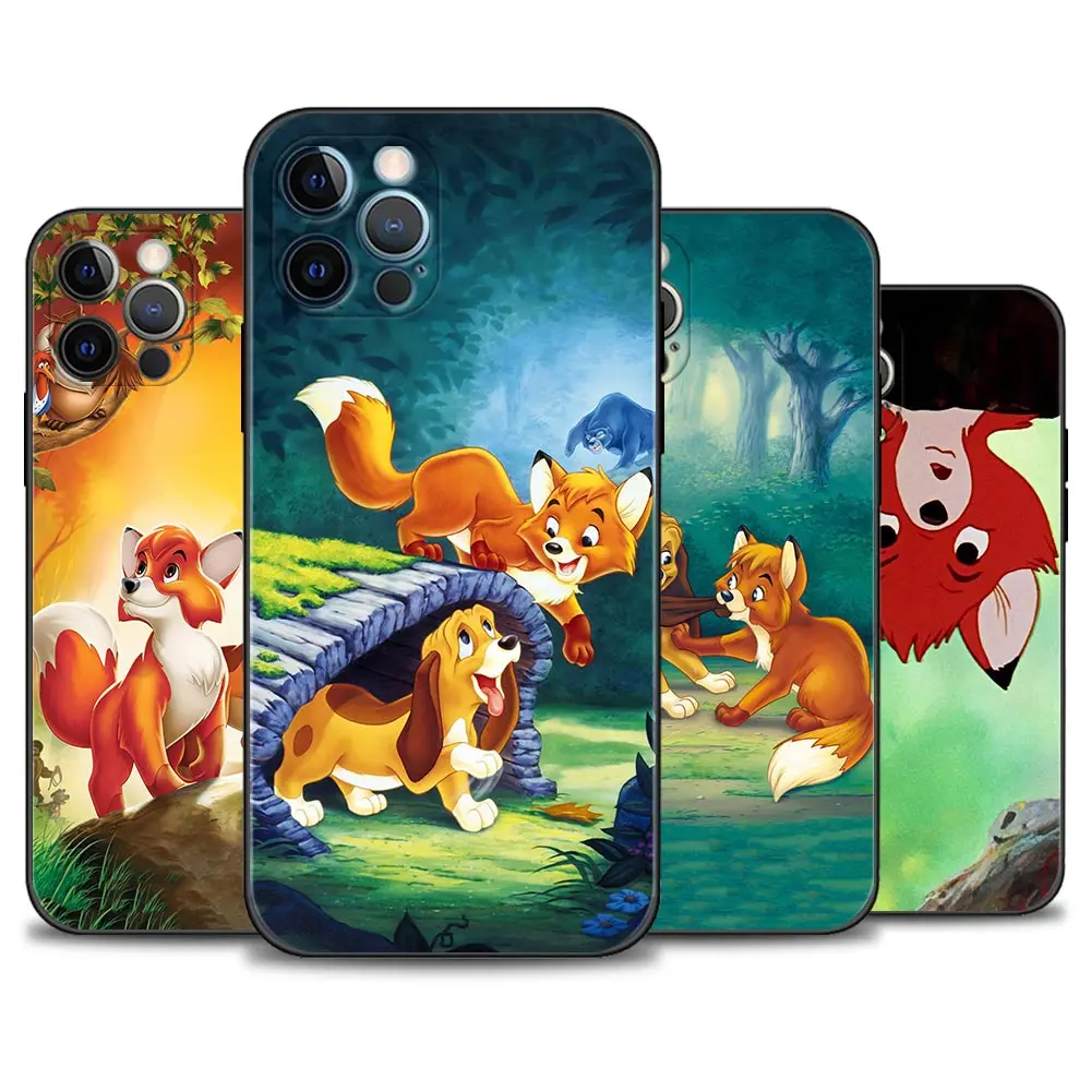 

Case For Apple iPhone 12 13 Pro Max 12 13 Mini SE 2020 XR Cover Silicone Coque Fundas Capa Disney The Fox and the Hound