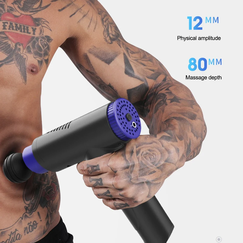 

Massage Gun Deep Tissue Percussion Pain Relief Body Muscle Massag Exercising Relaxation Slimming Shaping Fascia Guns theragun