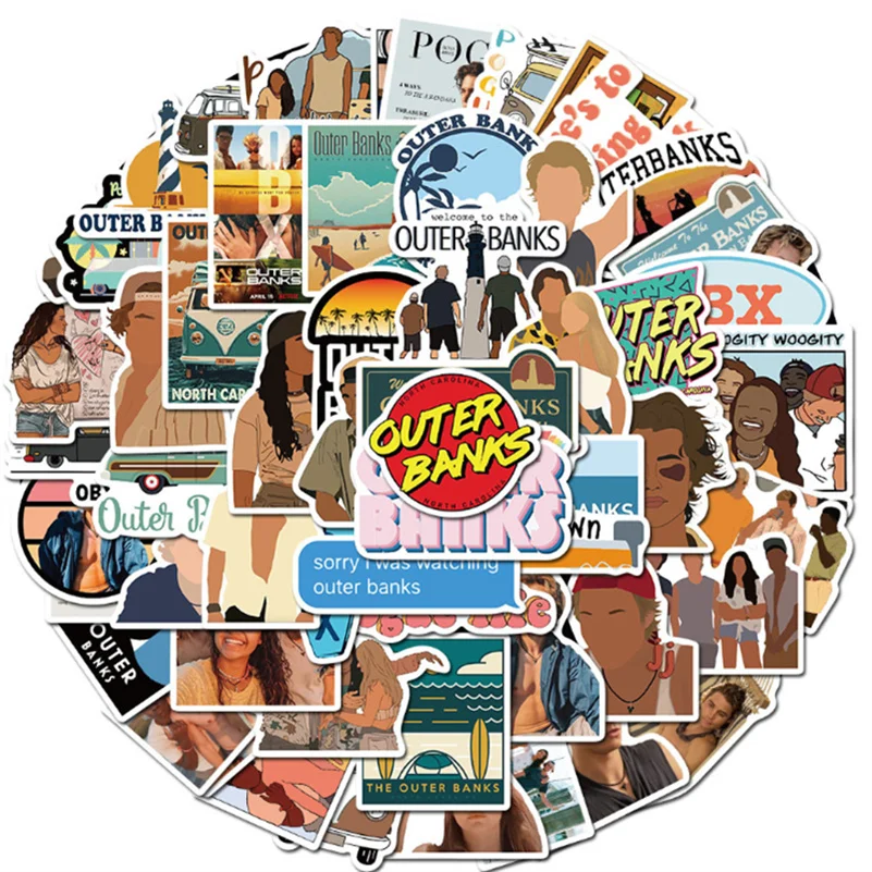 

10/30/50 PCS American TV Series Cartoon Character Sticker Mobile Phone Case Skateboard Waterproof Graffiti Sticker Toy Wholesale