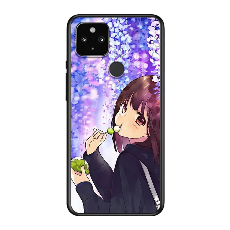 

Toradora Anime Cute Soft TPU Silicone Black Cover For Google Pixel 5 4A 5G 4 XL Phone Case