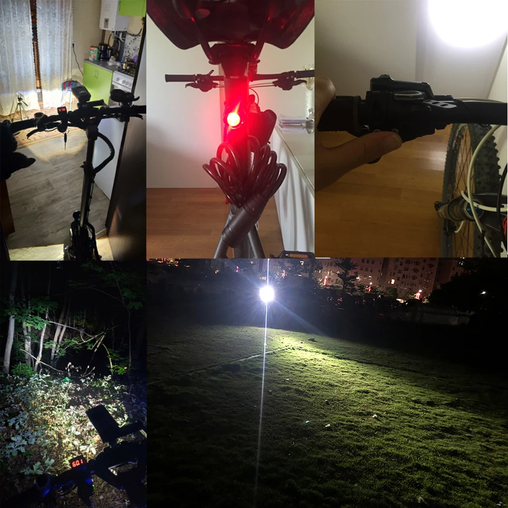 powerful bicycle light l2t6 usb rechargeable 5200mah bike light waterproof led headlight power bank bike accessories free global shipping