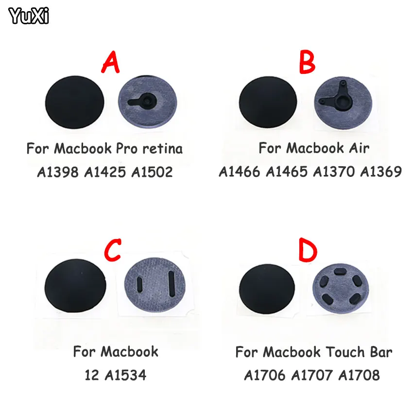 4 шт./упаковка резиновые ножки для Macbook Pro Retina Air A1398 A1425 A1502 A1466 touch Bar A1706 A1707 |