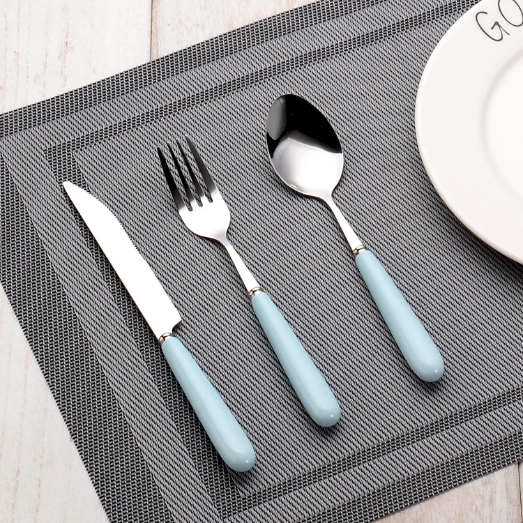 Набор простых столовых приборов из нержавеющей стали EC50CJ креативный переносной