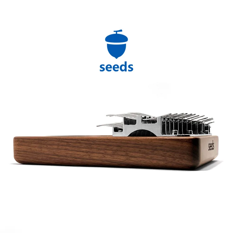 SEEDS Columbus 34 24 Keys Kalimba board Thumb piano Black walnut musical instrument xylophone key portable keyboard music notes