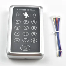 5pcs/lot RFID Proximity Door Access Control Keypad door lock system+13.56MHz M1 Mf card Access Controller