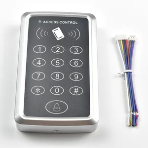 5pcslot rfid proximity door access control keypad door lock system13 56mhz m1 mf card access controller free global shipping