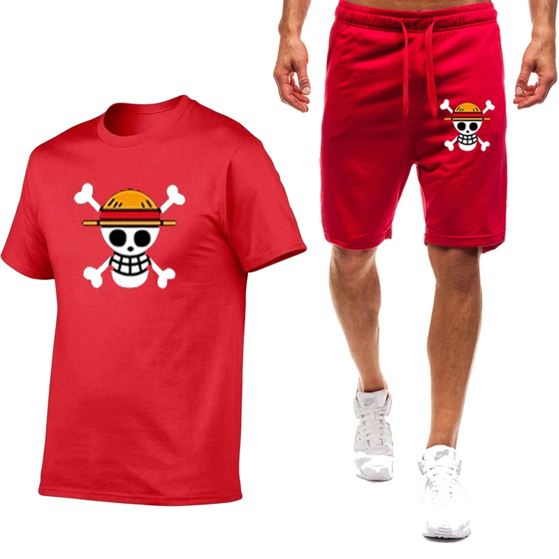 

2021 new men's and women's T-shirts, lovers' sportswear, fast dry casual running wear, short sleeve shorts, two-piece set