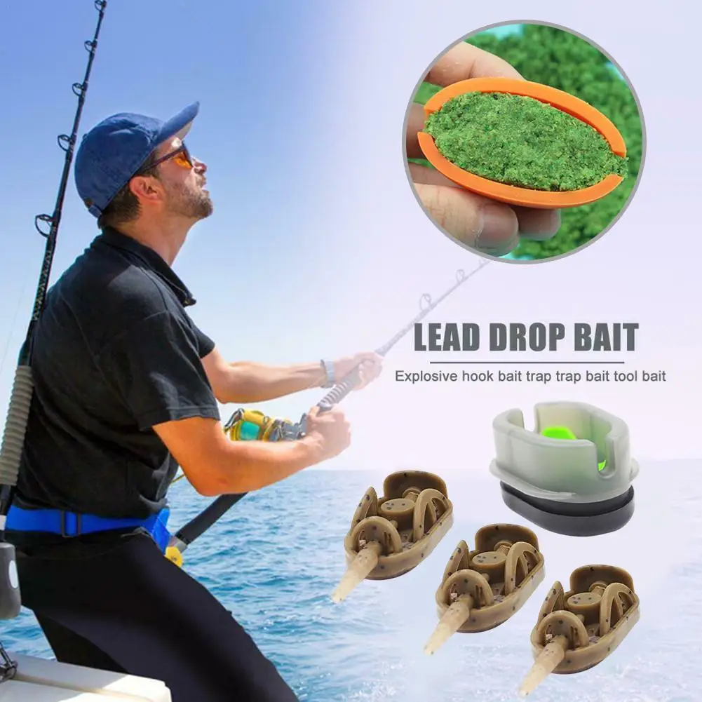 

Durable Fishing Nest Device Wear-resistant Inline Method Feeder Mould Set Carp Fishing Sinker Fishing Trough Accessories