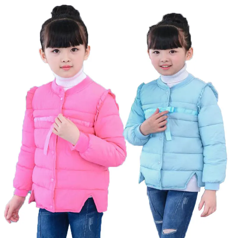 Детская одежда Детский пуховик куртка с хлопковой подкладкой внутренней
