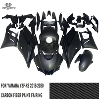 motorcycle parts carbon fiber color matching fairing kit abs injection molding suitable for yamaha yzf r3 r25 2019 2020
