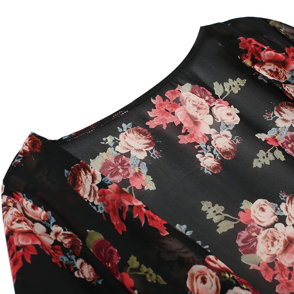 Женское повседневное винтажное кимоно кардиган женская летняя Длинная вязаная