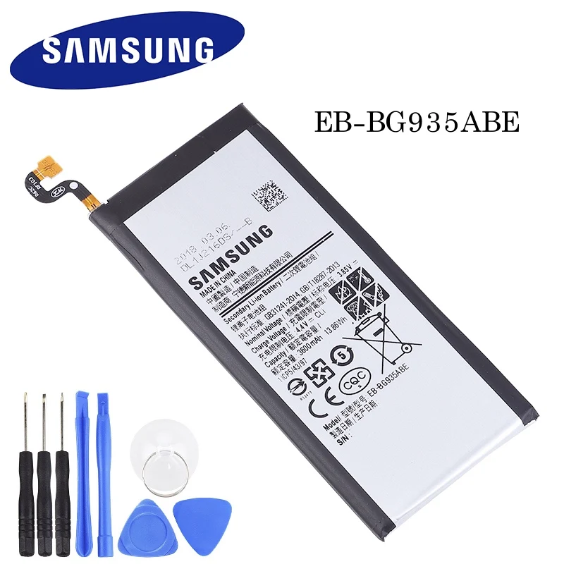 EB-BG935ABE аккумулятор для samsung Galaxy S7 Edge G935 G9350 G935F G935FD G935W8 аккумулятор для телефона samsung S7 Edge 3600 мАч