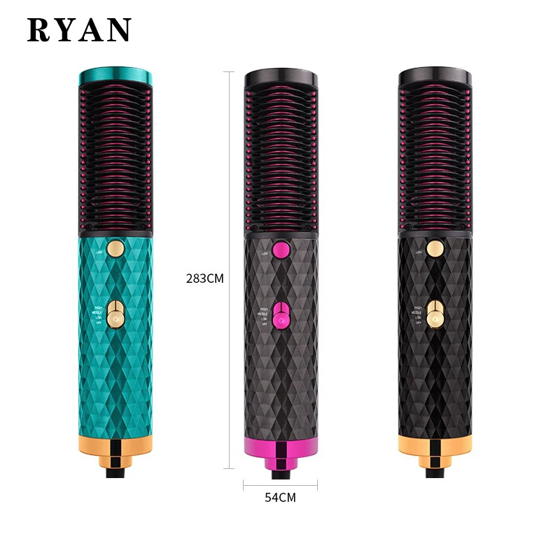 3-в-1 расческа для выпрямления волос горячим воздухом завивки стайлер аксессуары