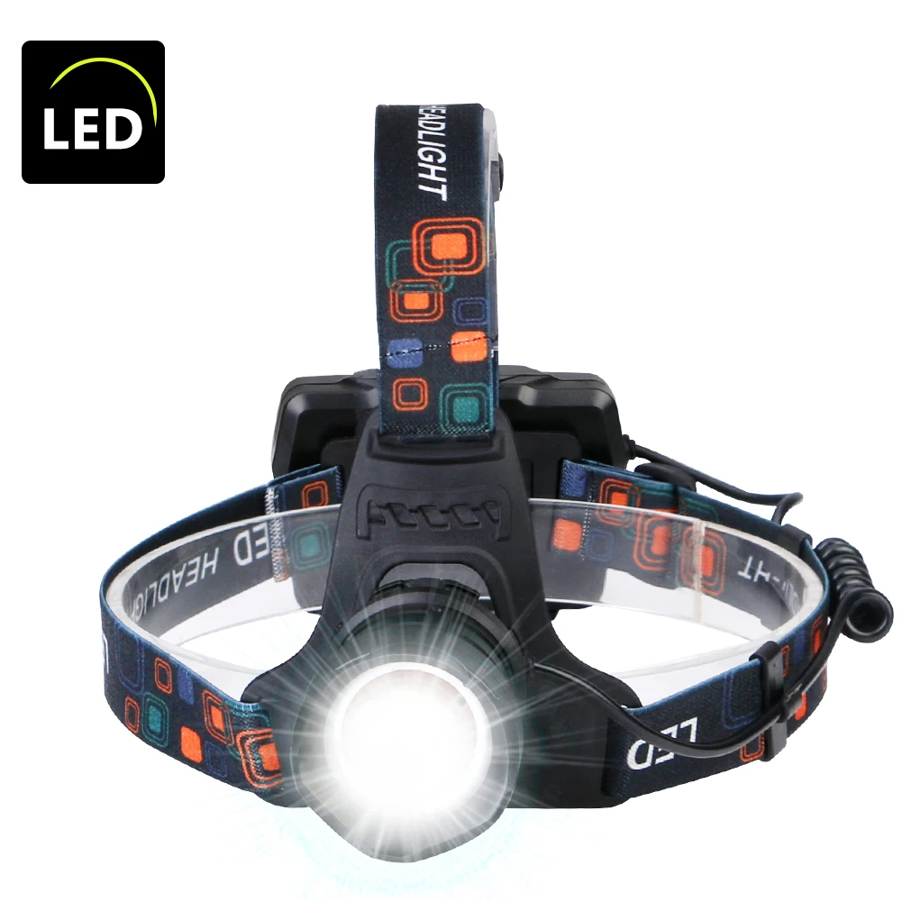 

Zoomable LED Headlight 3 Modes Working Light Outdoor Torch Flashlight Super Bright Lanterna Rotatable Emergency Light Headlamp