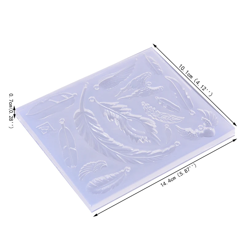 

Feather Heart Storage Box Silicone Mould DIY Resin Decorative Craft Jewelry Making Mold Epoxy Resin Molds