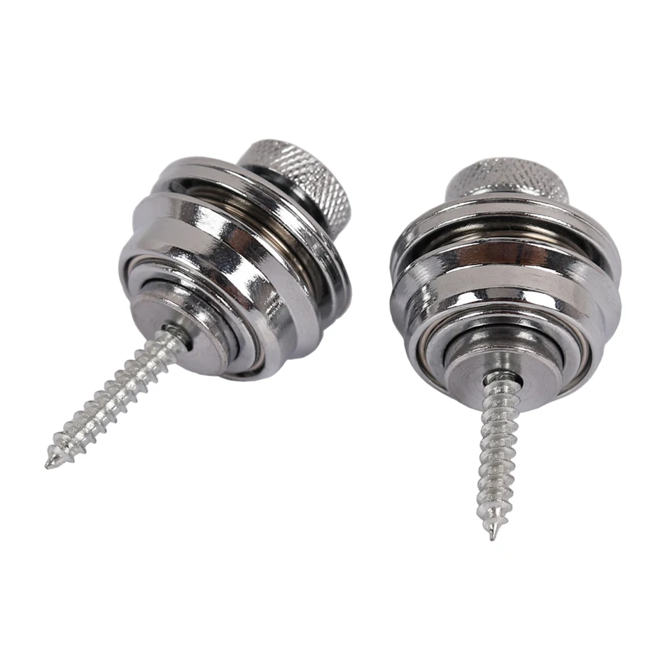 professionelle 2 teilelos flache kopf schnelle fix metall gitarre straplock taste für elektrische gitarre bass 3 farben free global shipping