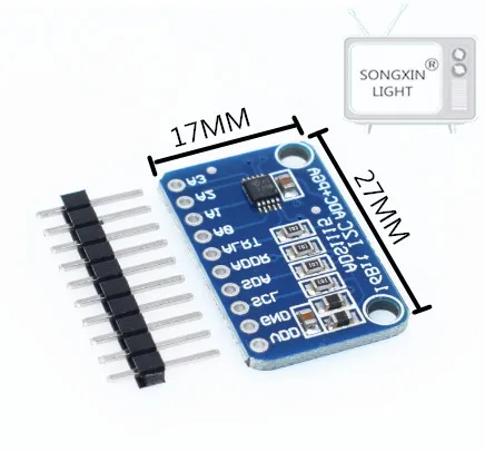 10 шт. ADS1115 ADC ультра-компактный 16-точный модуль макетная плата | Электронные