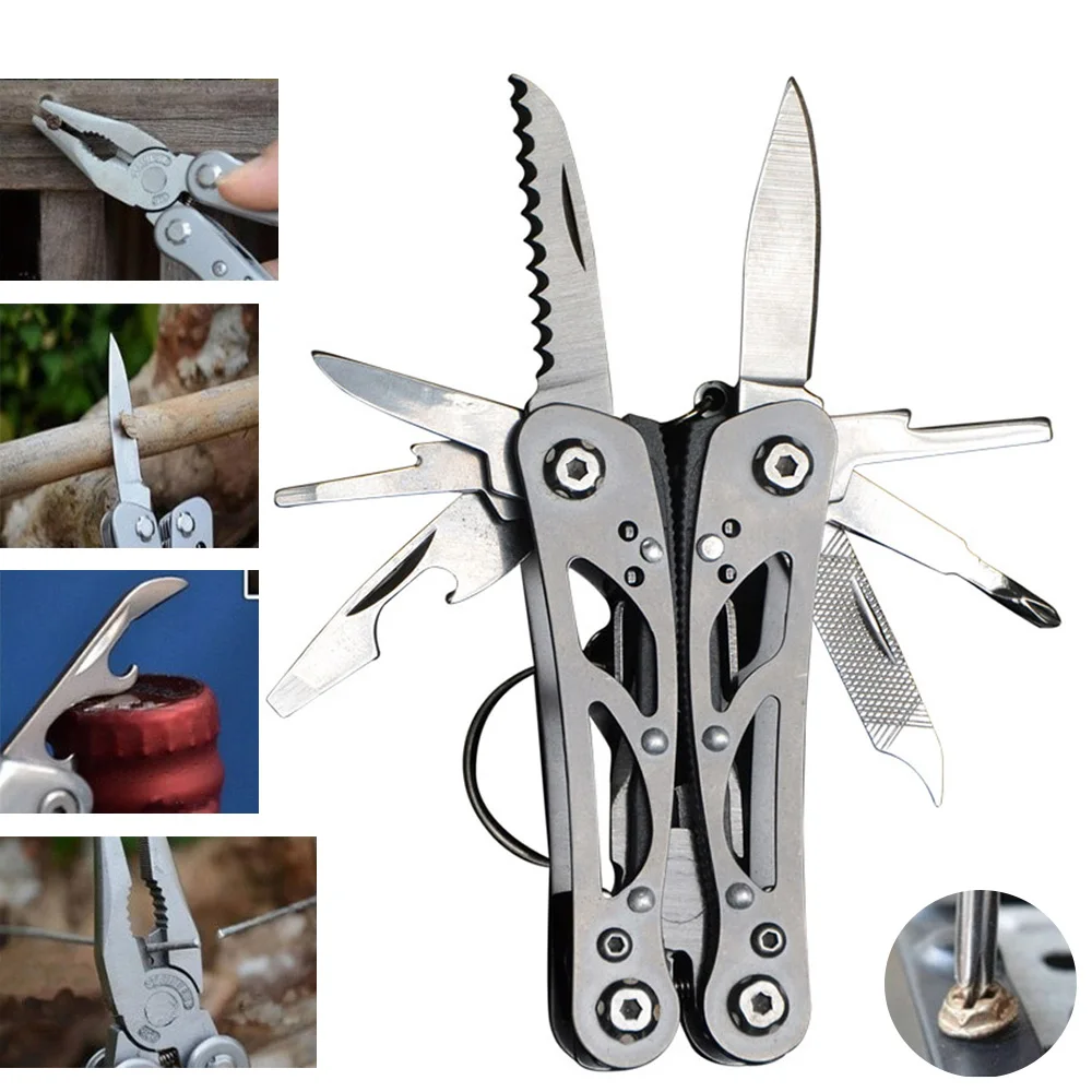 

Mini Folding Pliers Portable Multifunctional Hand Tools Tactical Pliers Folding Screwdriver Outdoor Camping Survival Tools