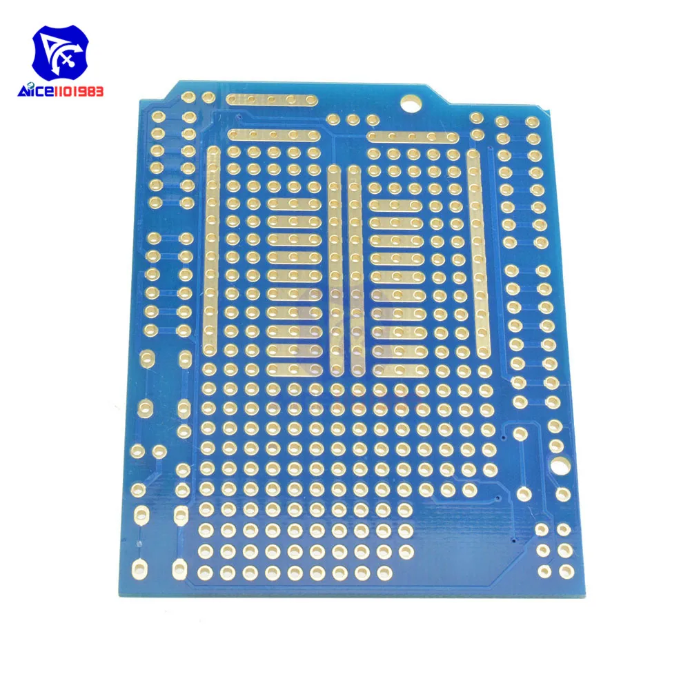 Diymore прототип печатной платы для Arduino UNO R3 FR-4 волокно 2 мм 2,54 мм Шаг Прототип Щит V.5