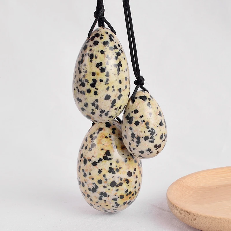 3pcs Natural Sodalite Yoni Egg Kegel Exercise Pelvic Floor Muscles Vaginal Massage Stone | Красота и здоровье