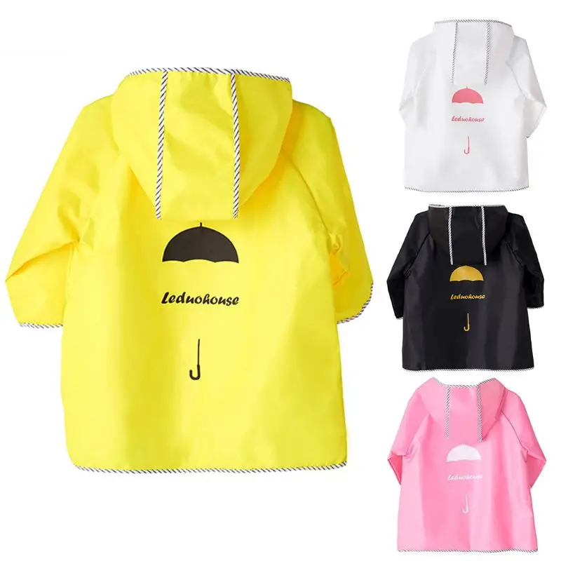 Дождевик Детский водонепроницаемый пончо для мальчиков и девочек весна