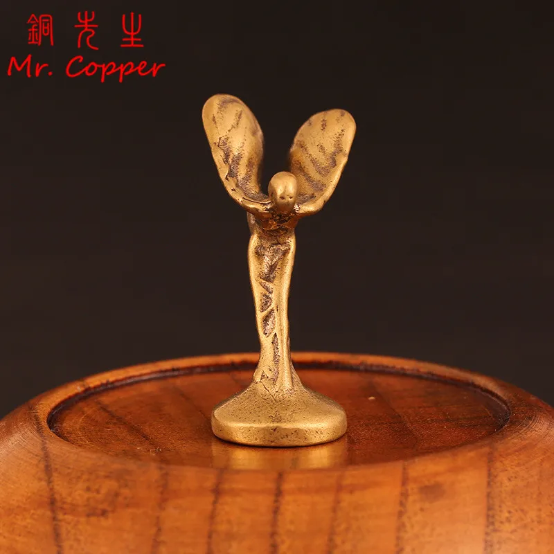 Медные фигурки трофеи ручной работы винтажные бронзовые статуэтки маленького