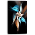 Домашний декор, холст с принтом, плакат, картина, современное настенное искусство, HD абстрактные, коричневые, синие цветочные картины, гостиная, модульная, без рамки