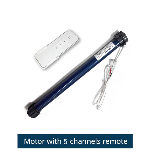 Zemismart автоматический Двигатель костюм для жалюзи Шторы RF433 AC 110 В до 240 В работать с Broadlink рольставни - Комплект: Motor with Remote 5